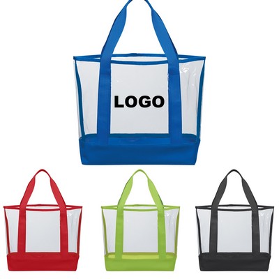 Clear Casual EVA Tote Bag