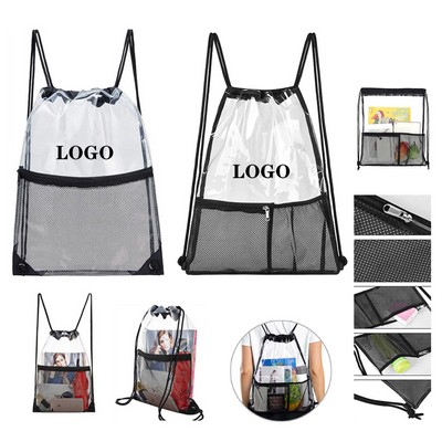 Clear Drawstring Backpack
