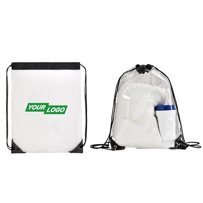 Clear Drawstring Backpack