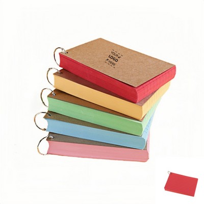 Mini 3" x 5" Spiral Notebook w/ Lined Pages - 50 Sheets