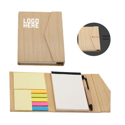 Notepad Set with Sticky Notes & Pen