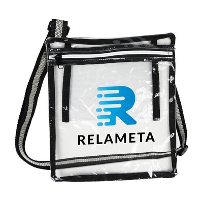 Biodegradable Clear Crossbody Bag