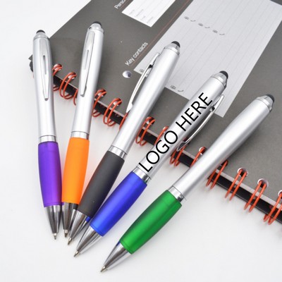Ballpoint Pen w/Capacitive Touch Screen Stylus