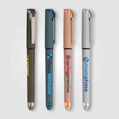 Islander Softy Monochrome Metallic Stylus Gel Pen - Full-Color Inkjet