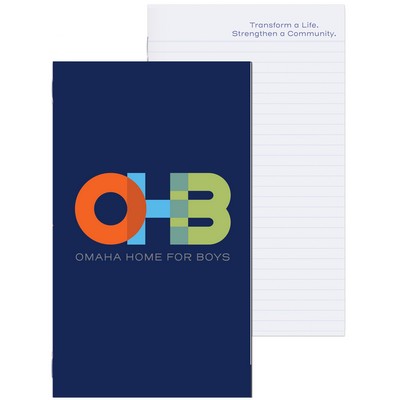 Full Color Side Stapled Memo Books (5"x 8")