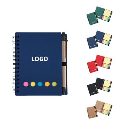 Spiral Sticky Notes Notebook