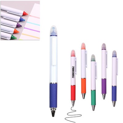 Ballpoint Pen with Highlighter