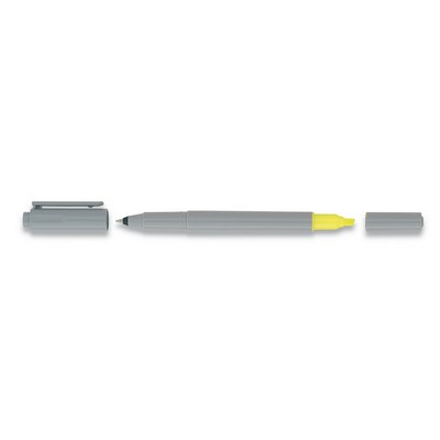 uni-ball® Combi Gray/Yellow Ballpoint Pen & Highlighter
