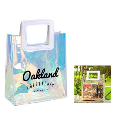 Clear Iridescent Handbag