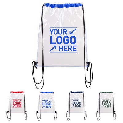 Clear Drawstring Backpacks