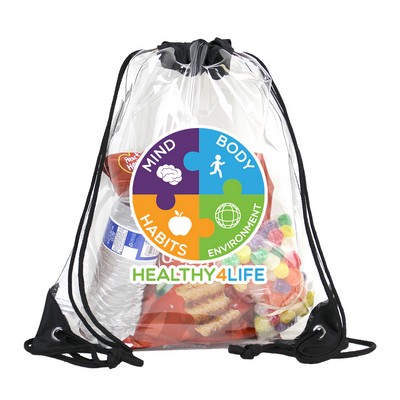Clear Drawstring Backpack