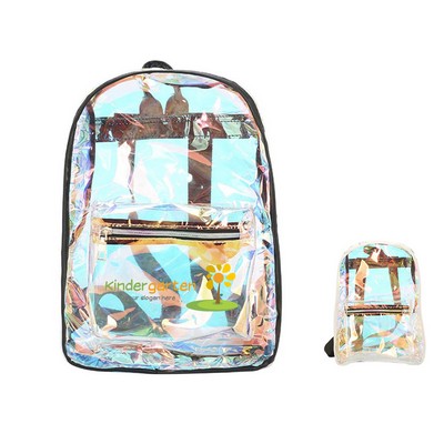 Laser Cute Clear Backpack