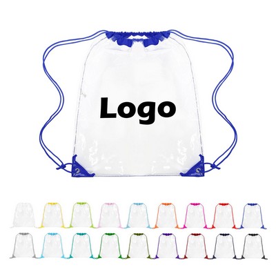 Clear Sport Stadium Drawstring Backpack