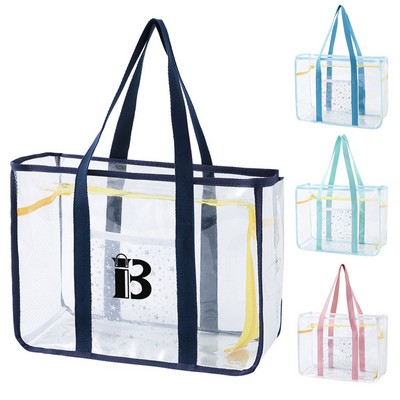 Waterproof Clear PVC Tote Bag