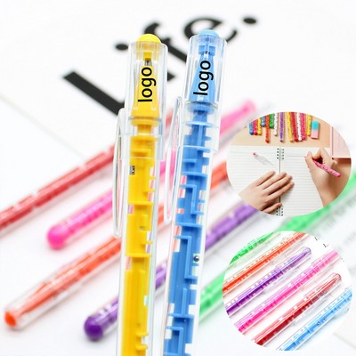 Ballpoint Pen With A Maze Pattern