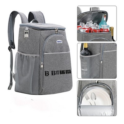 Outdoor Insulated Backpack w/ Front Pocket