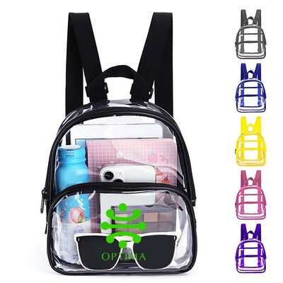 Clear Mini Pvc Stadium Approved Backpack