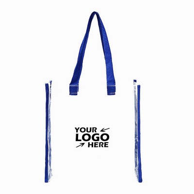Clear PVC Tote Bag with Handle