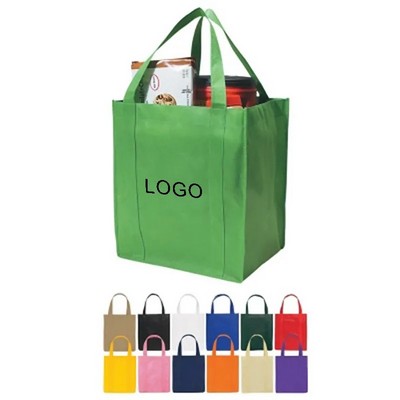 Reusable Non-Woven Shopper Tote Bag with 10" Gusset