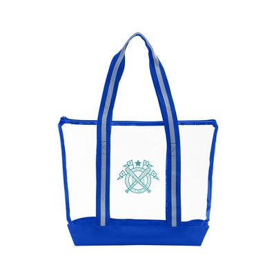 All Access Clear Tote Bag with Zipper