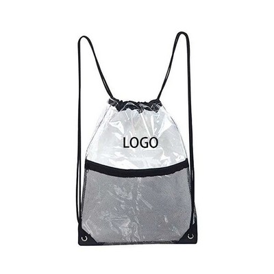 PVC Clear Drawstring Backpack