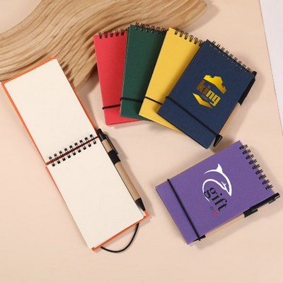 Top Bound Spiral Memo Book With Pen