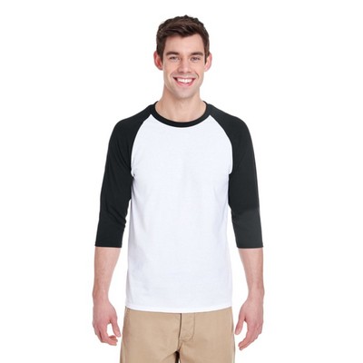 Gildan Adult Heavy Cotton™ 3/4-Raglan Sleeve T-Shirt
