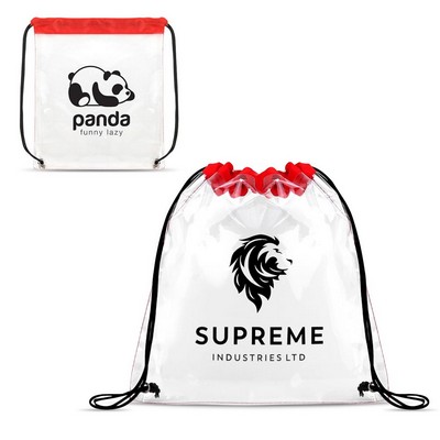 Clear Drawstring Sportpack ( 12" X 12" )