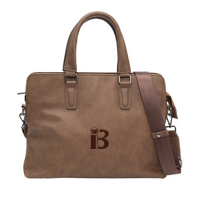 Casual Pu Leather Messenger Tote Bag