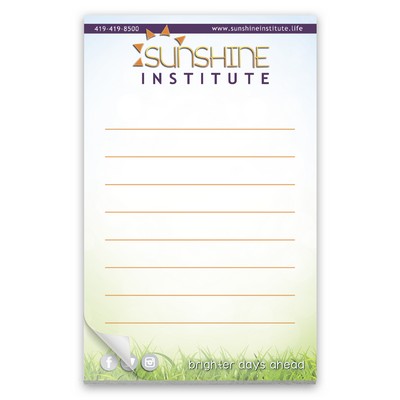 Paper Note Pad 3 1/2 x 5 1/2, 25 pages 4CP