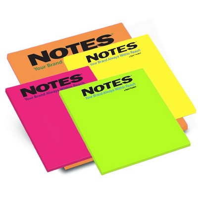 25-Sheet Stik-Withit® Adhesive Notepad w/ Bright Paper (3"x3")
