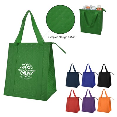 Dimples Non-woven Cooler Tote Bag