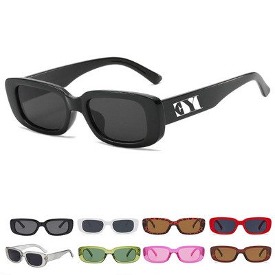 Retro Rectangle Sunglasses