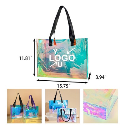 Holographic Laser PVC Fashion Tote Bag