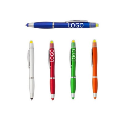 Dual-Tip Gel Highlighter Pen